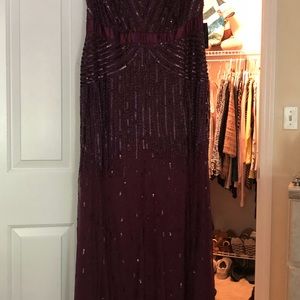 Adrianna Peppelle  beaded gown